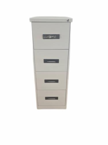 ARCHIVADOR 4 CAJONES GRIS